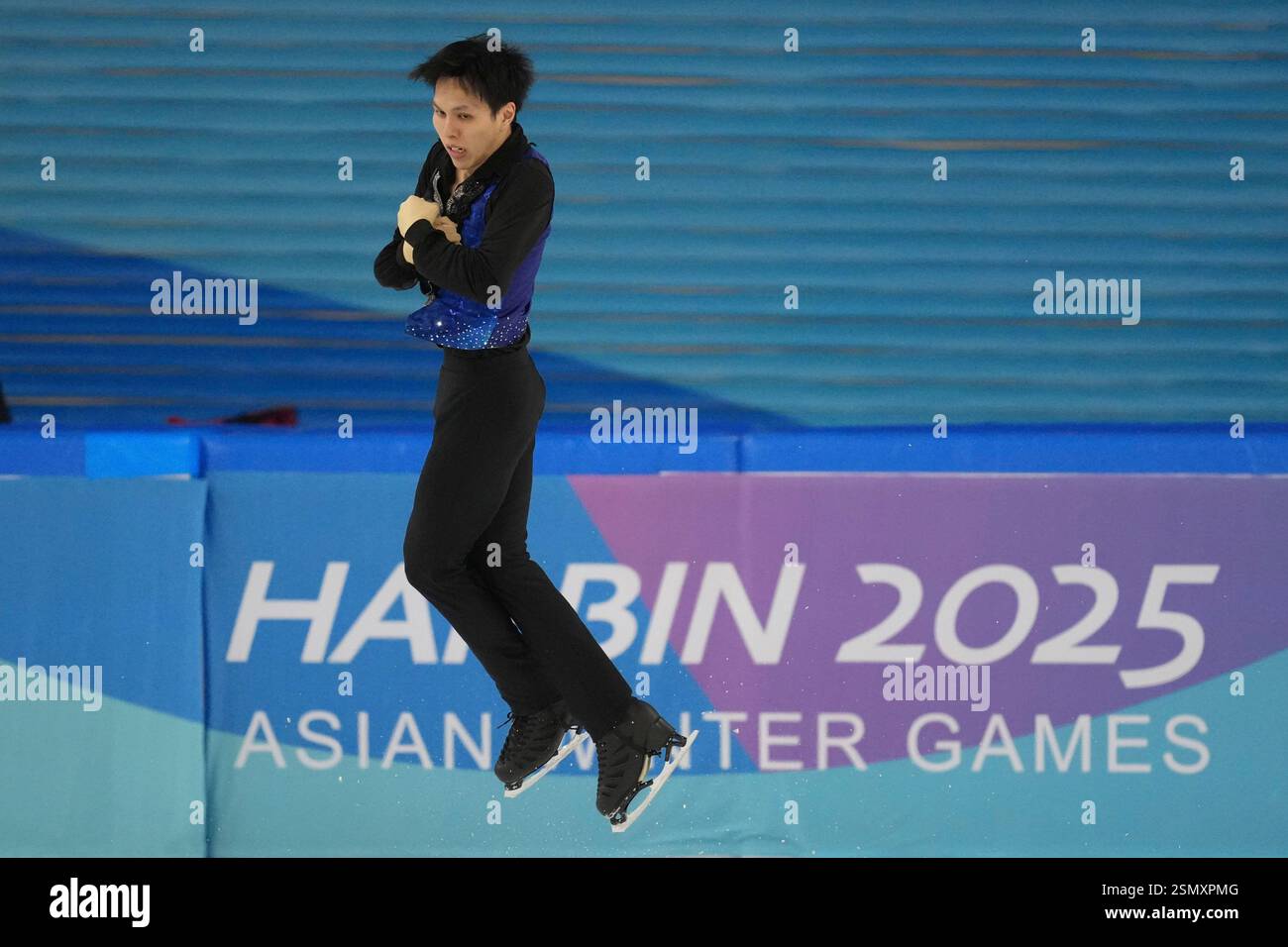 Malaysia's Low Chun Hong performs during the men's single skating free ...