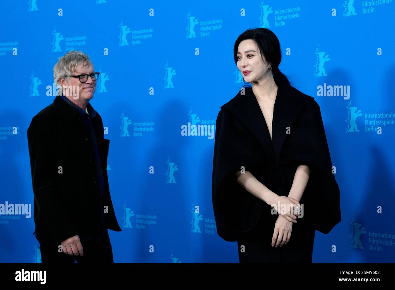 The president of the International Jury, Todd Haynes, left, and Fan ...
