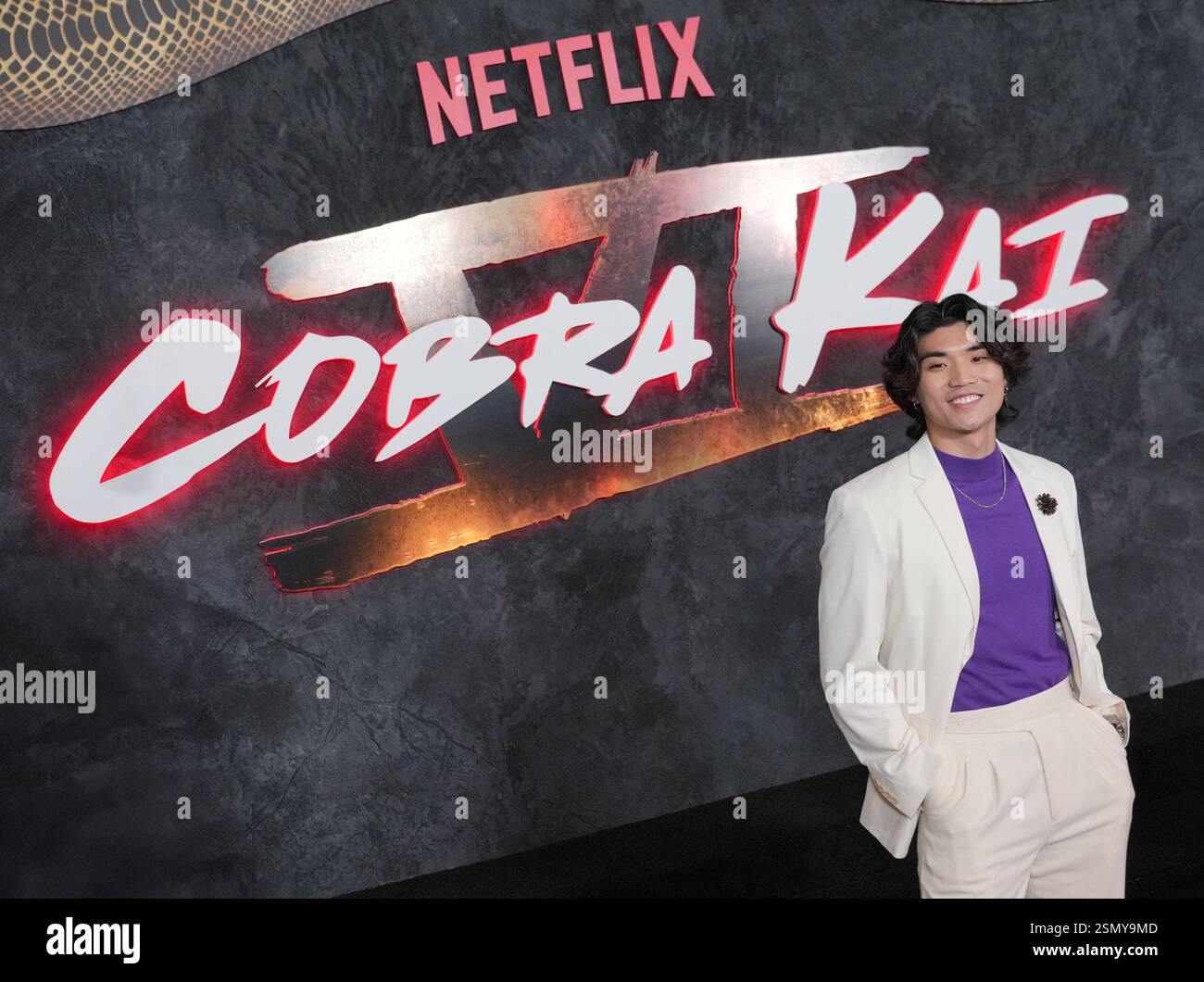 Brandon H. Lee arrives at Netflix's COBRA KAI Series Finale World ...