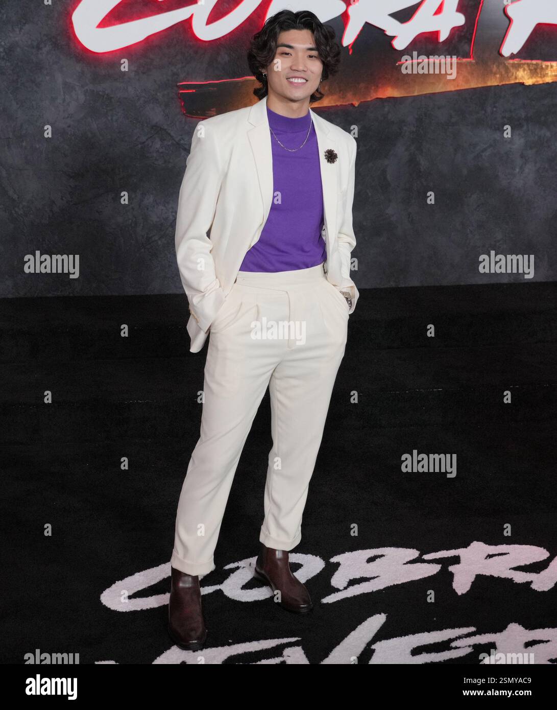 Brandon H. Lee arrives at Netflix's COBRA KAI Series Finale World ...