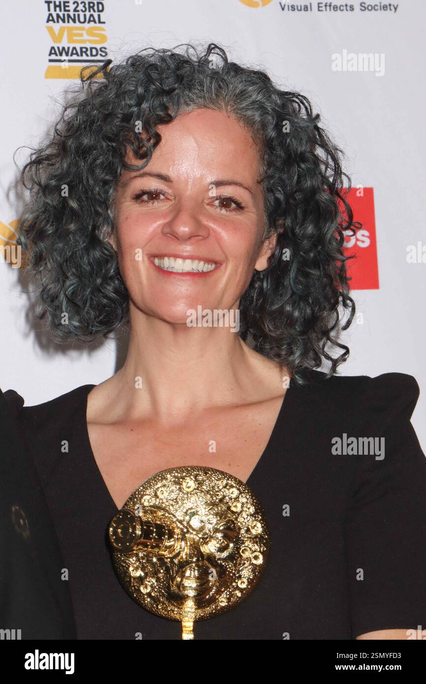 Alice Taylor 02/11/2025 The 23rd Annual VES Awards Press Room held at