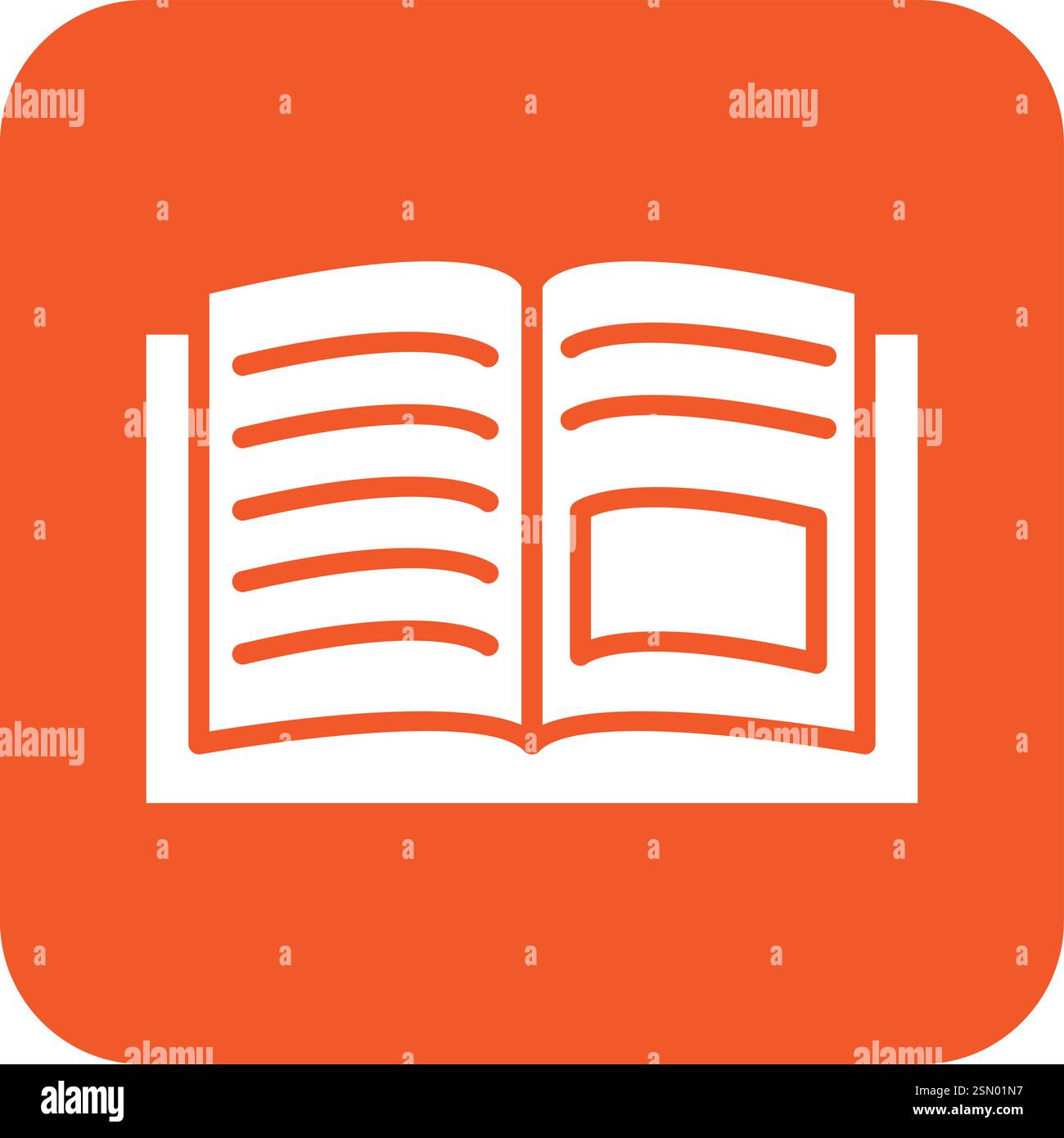 Book Vector Icon Design Illustration Stock Vector