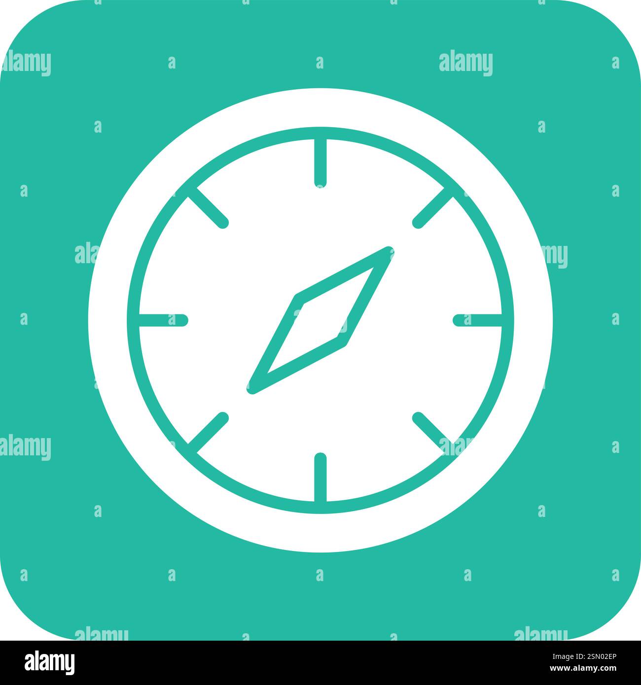 Compass Vector Icon Design Illustration Stock Vector
