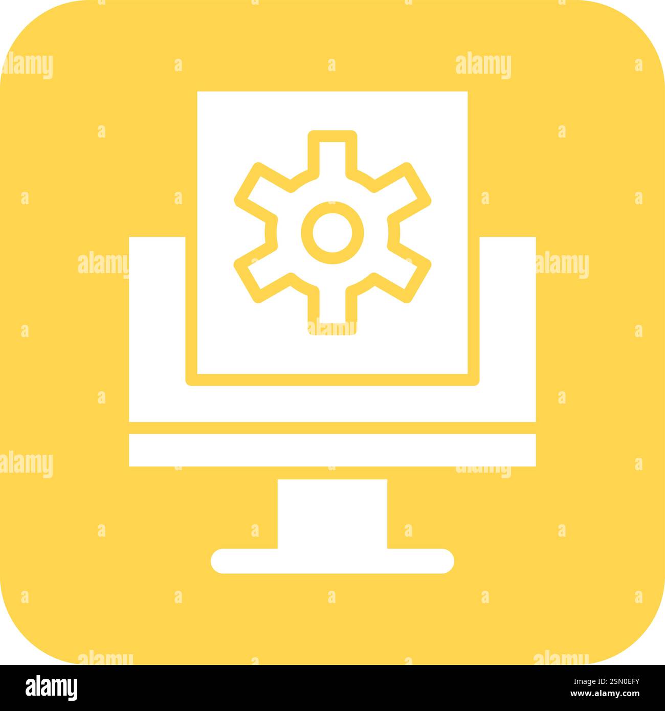 Web Optimization Vector Icon Design Illustration Stock Vector