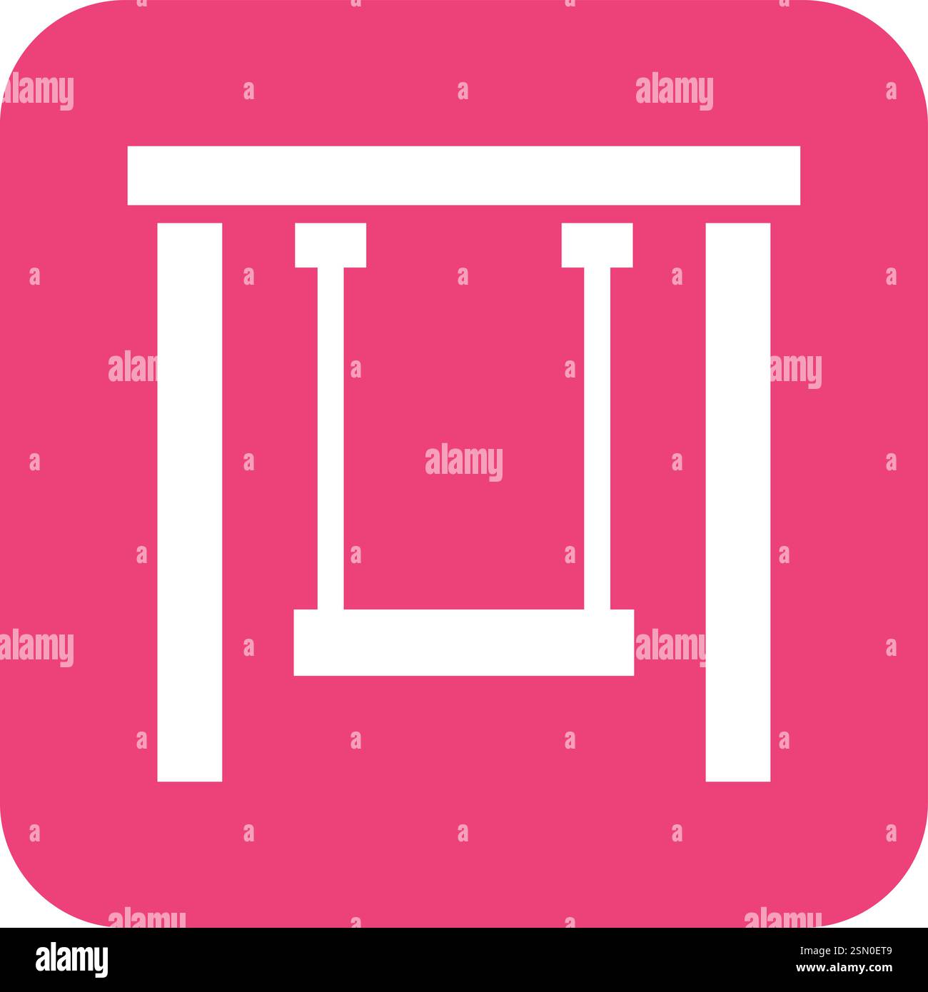 Playground Vector Icon Design Illustration Stock Vector