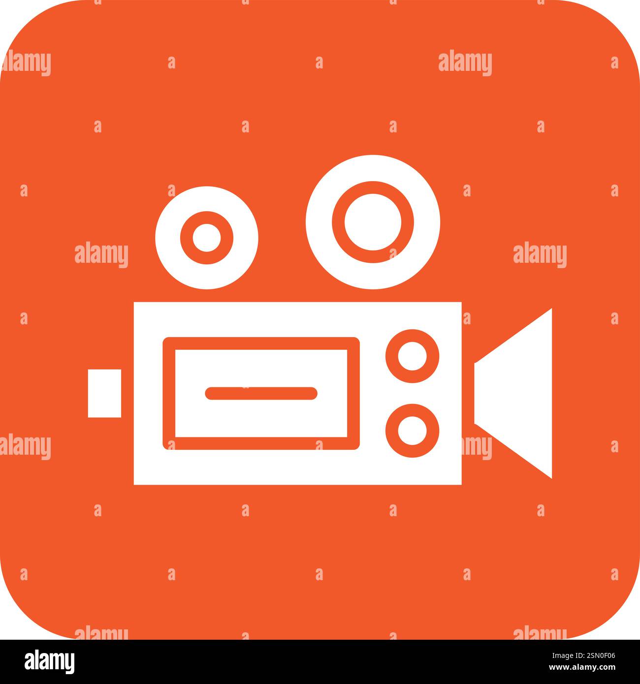 Video camera Vector Icon Design Illustration Stock Vector