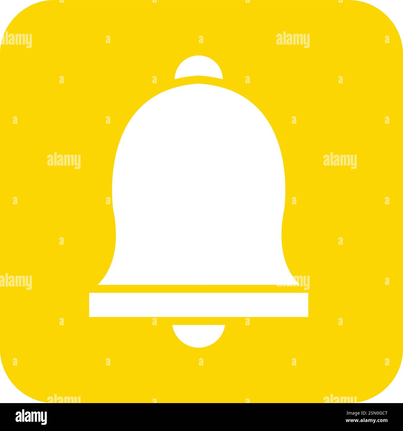 Bell Vector Icon Design Illustration Stock Vector Image & Art - Alamy