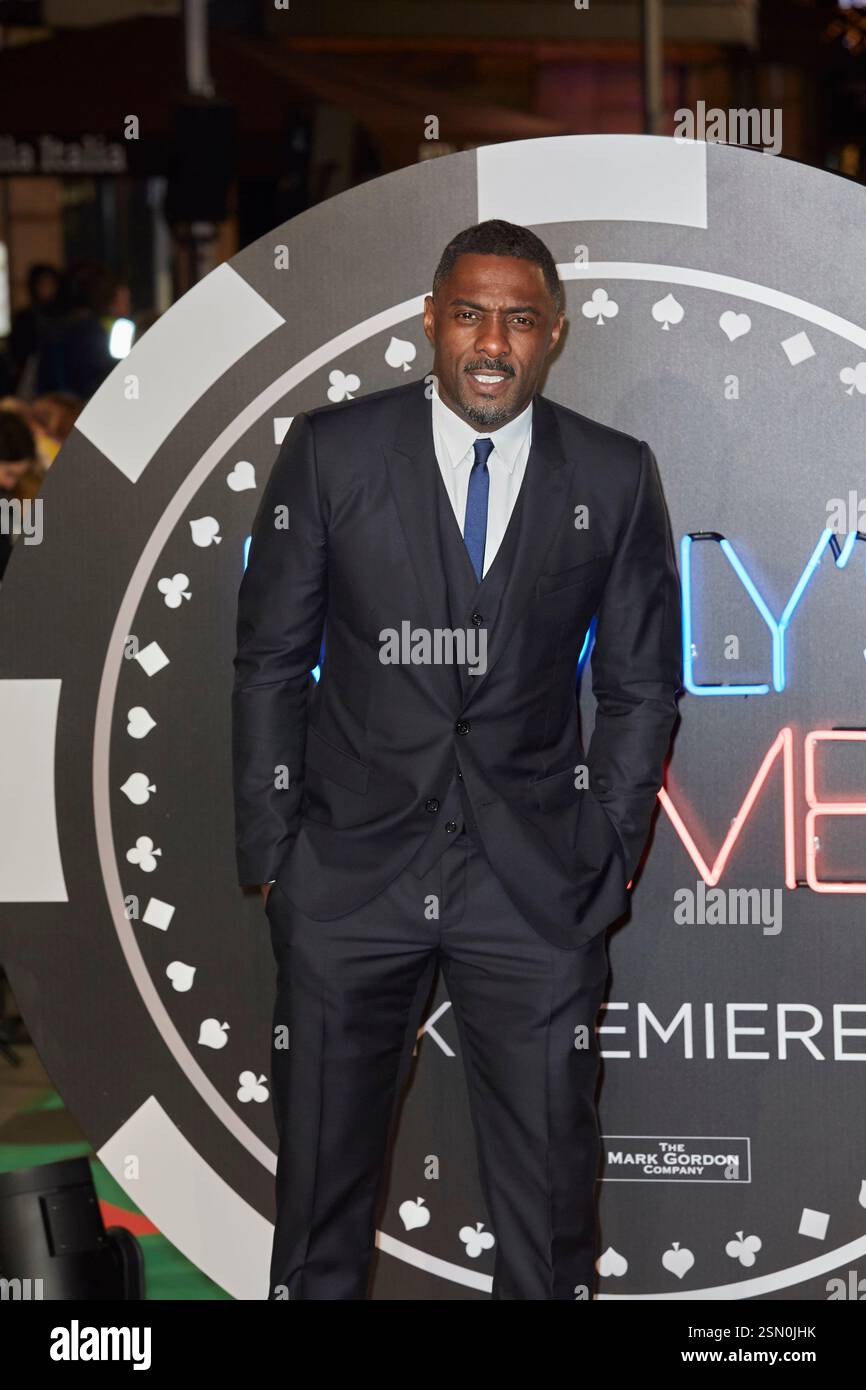 Actor Idris Elba attend the UK premiere of 'Molly's Game' on Wednesday ...