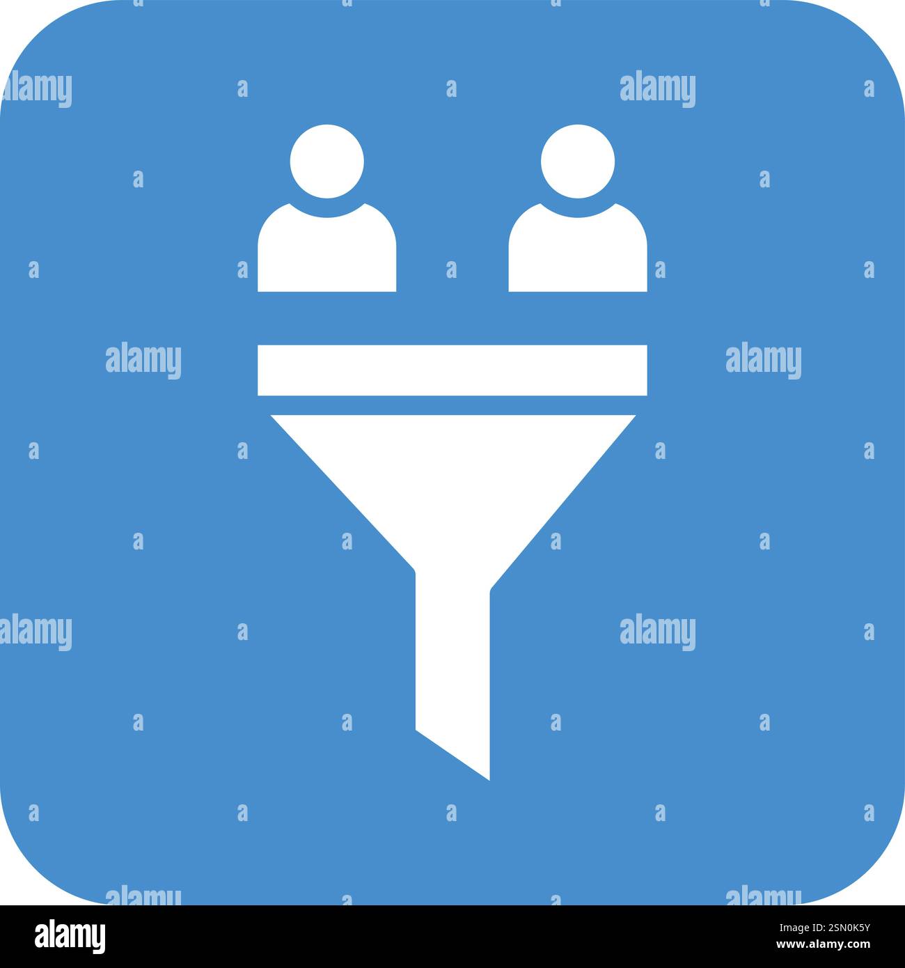 Sales Funnel Vector Icon Design Illustration Stock Vector
