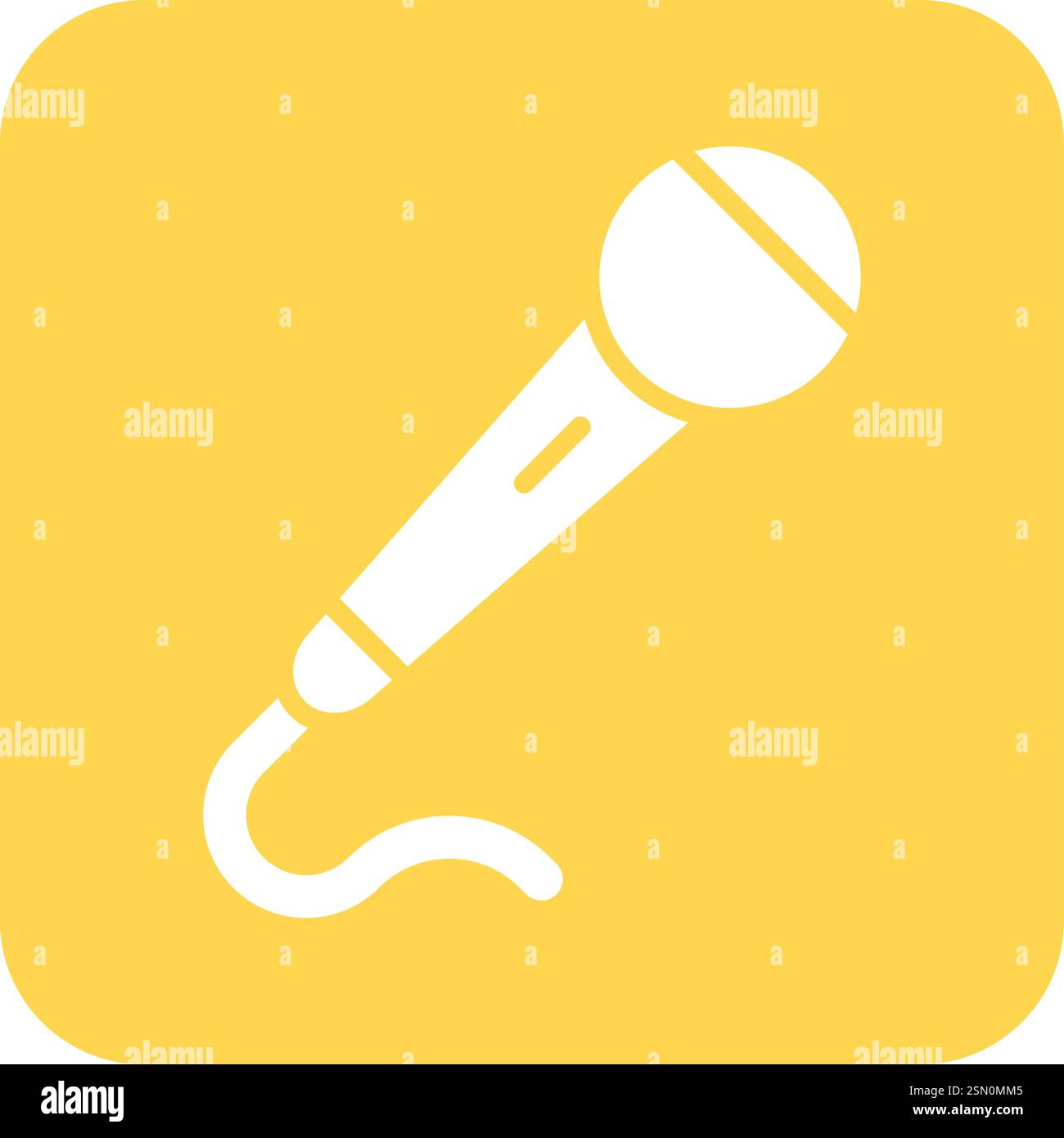 Microphone  Vector Icon Design Illustration Stock Vector