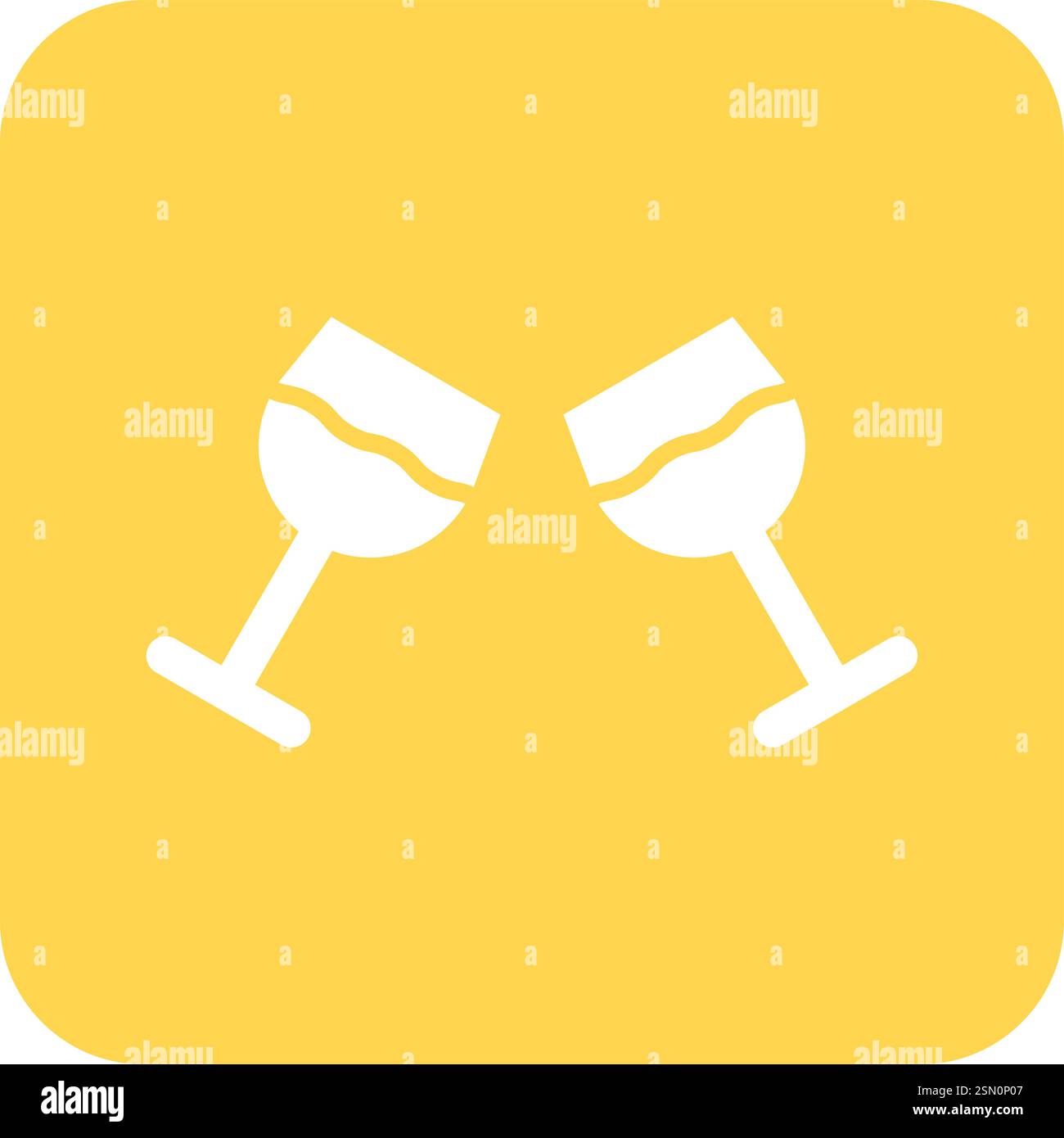 Wine glass Vector Icon Design Illustration Stock Vector