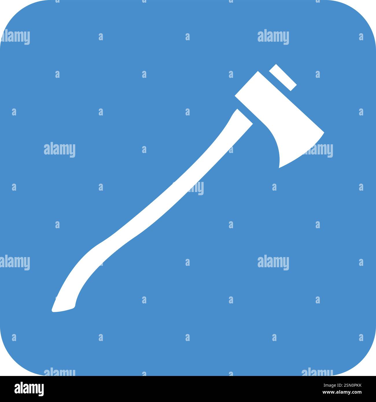Axe Vector Icon Design Illustration Stock Vector