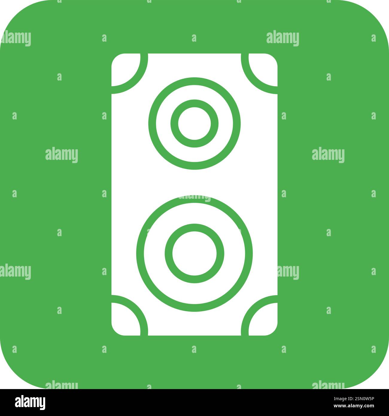 Loudspeaker Vector Icon Design Illustration Stock Vector