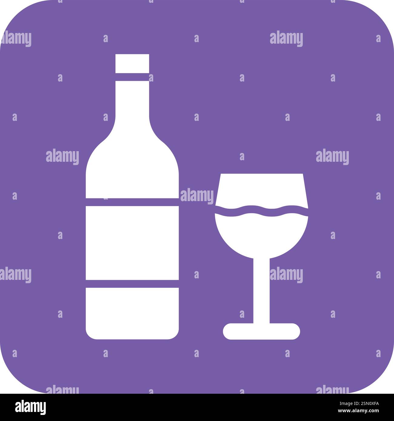 Wine Vector Icon Design Illustration Stock Vector