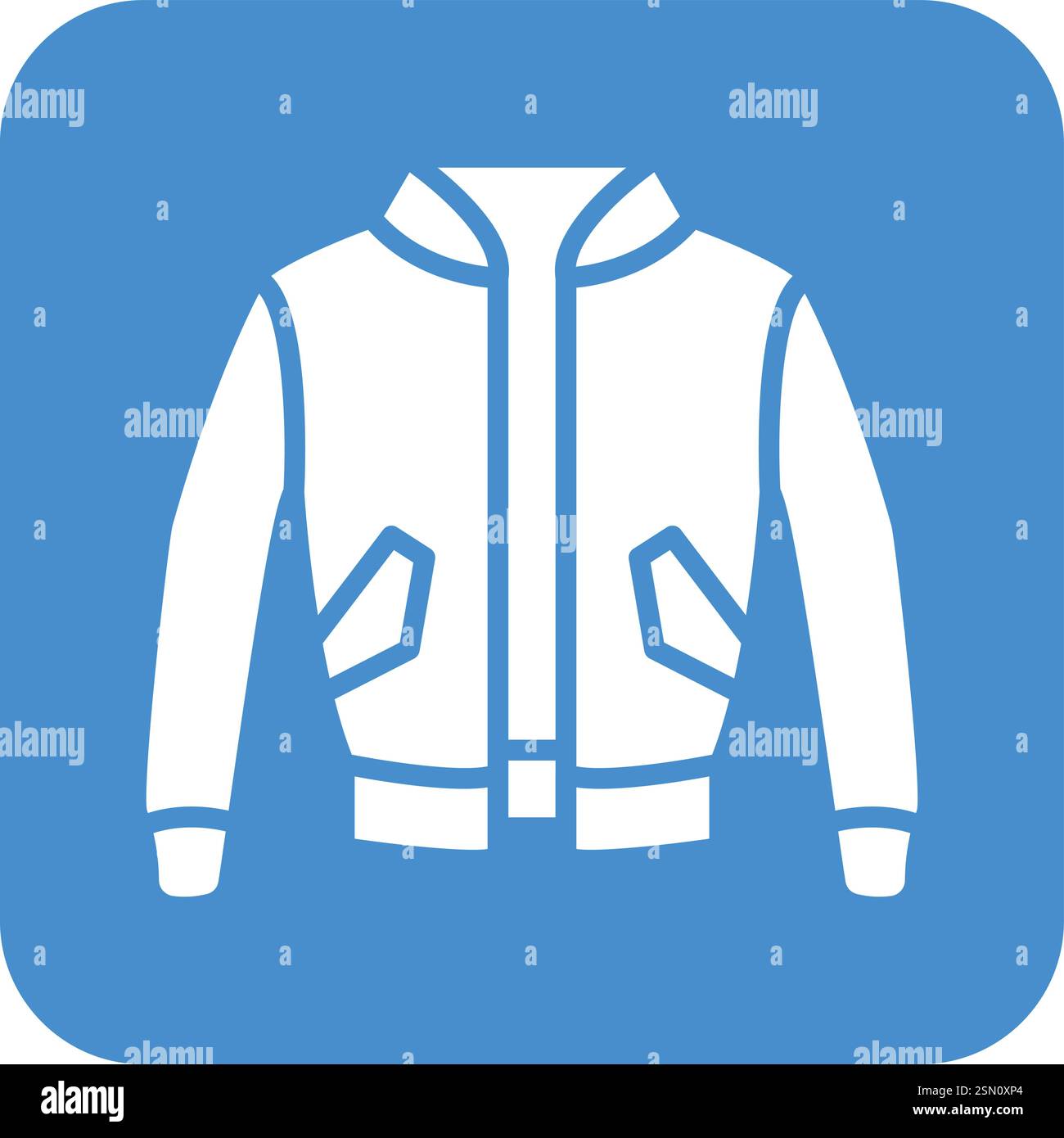 Jacket Vector Icon Design Illustration Stock Vector