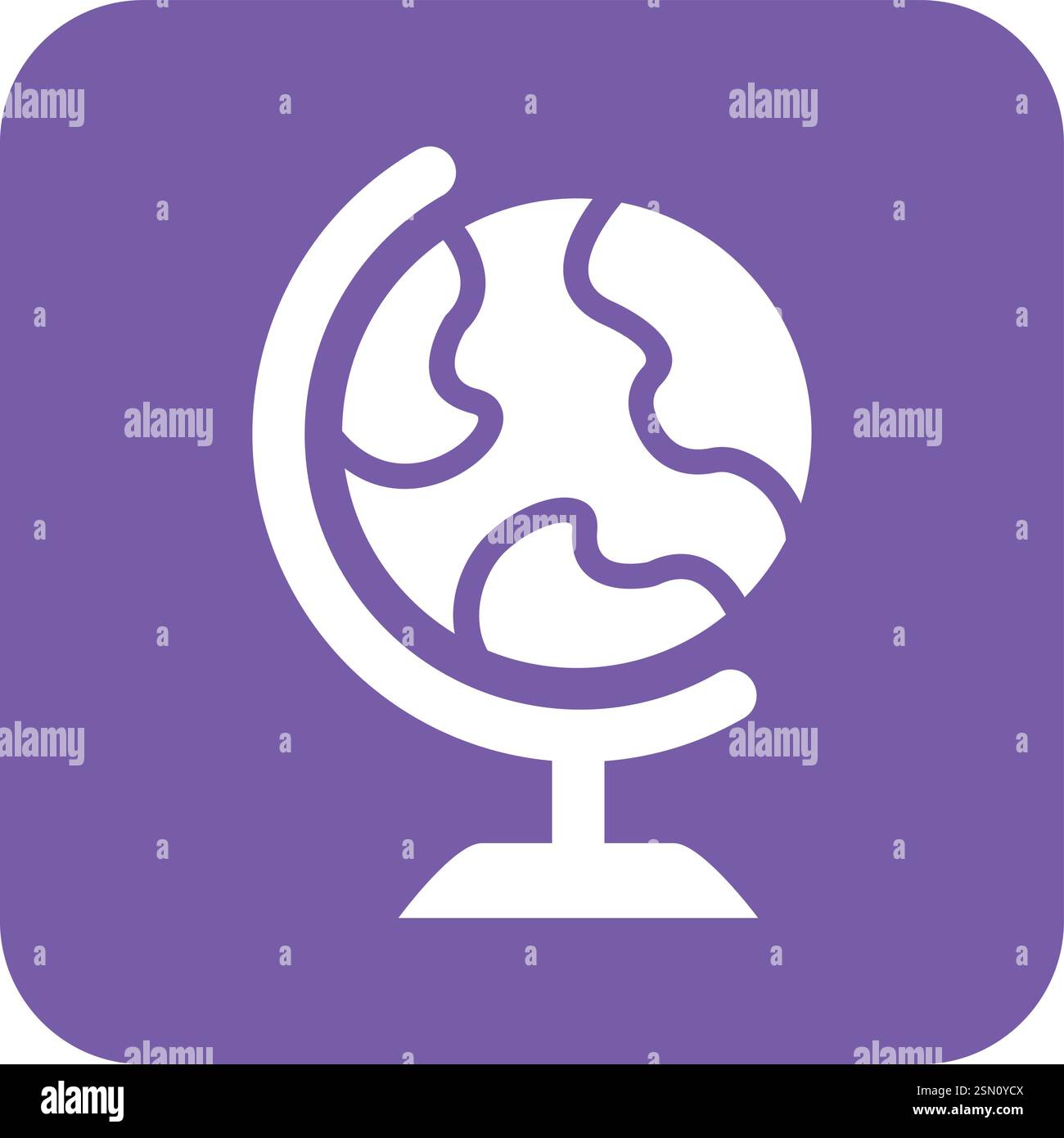 Globe Vector Icon Design Illustration Stock Vector