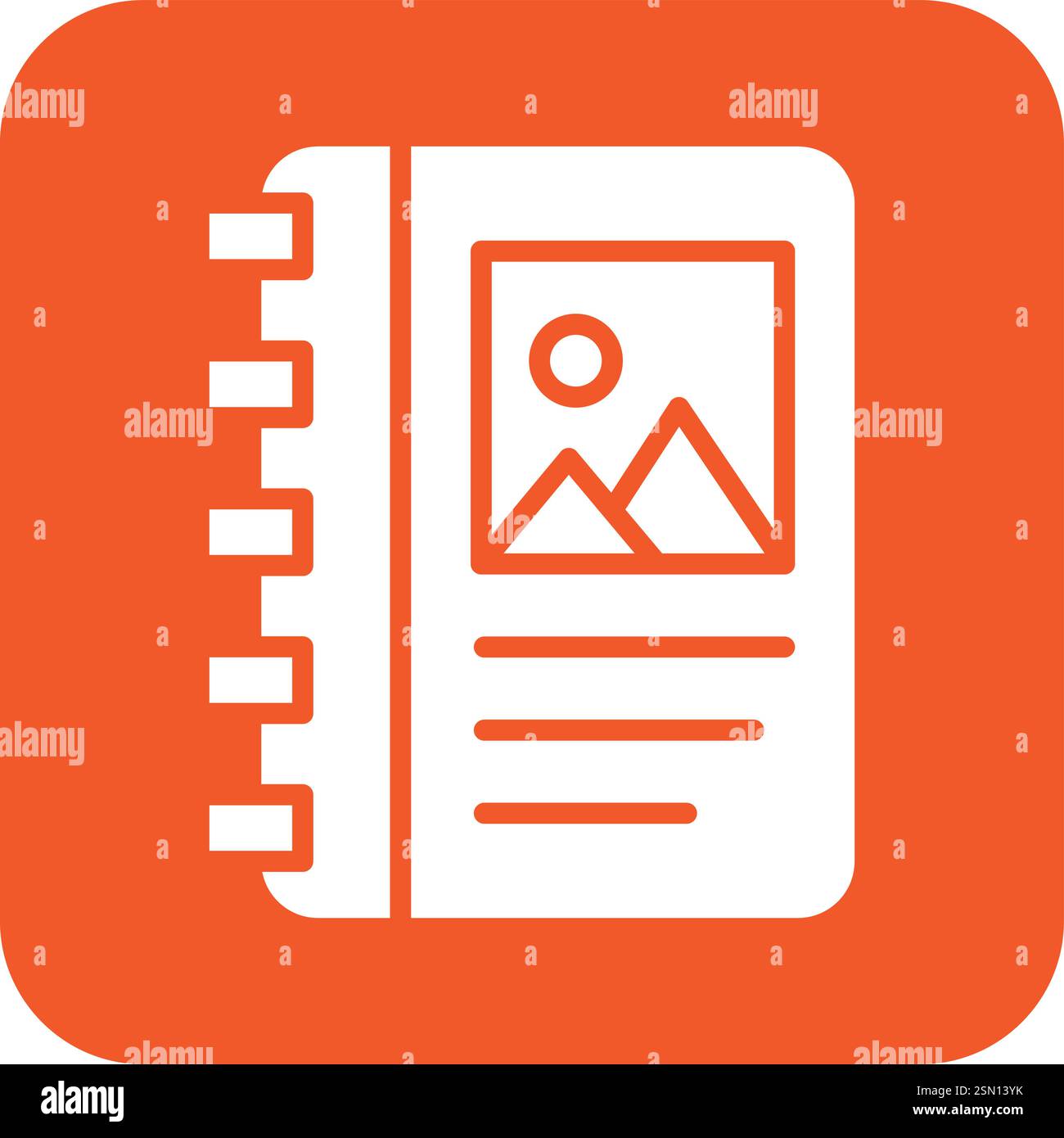 Album Vector Icon Design Illustration Stock Vector