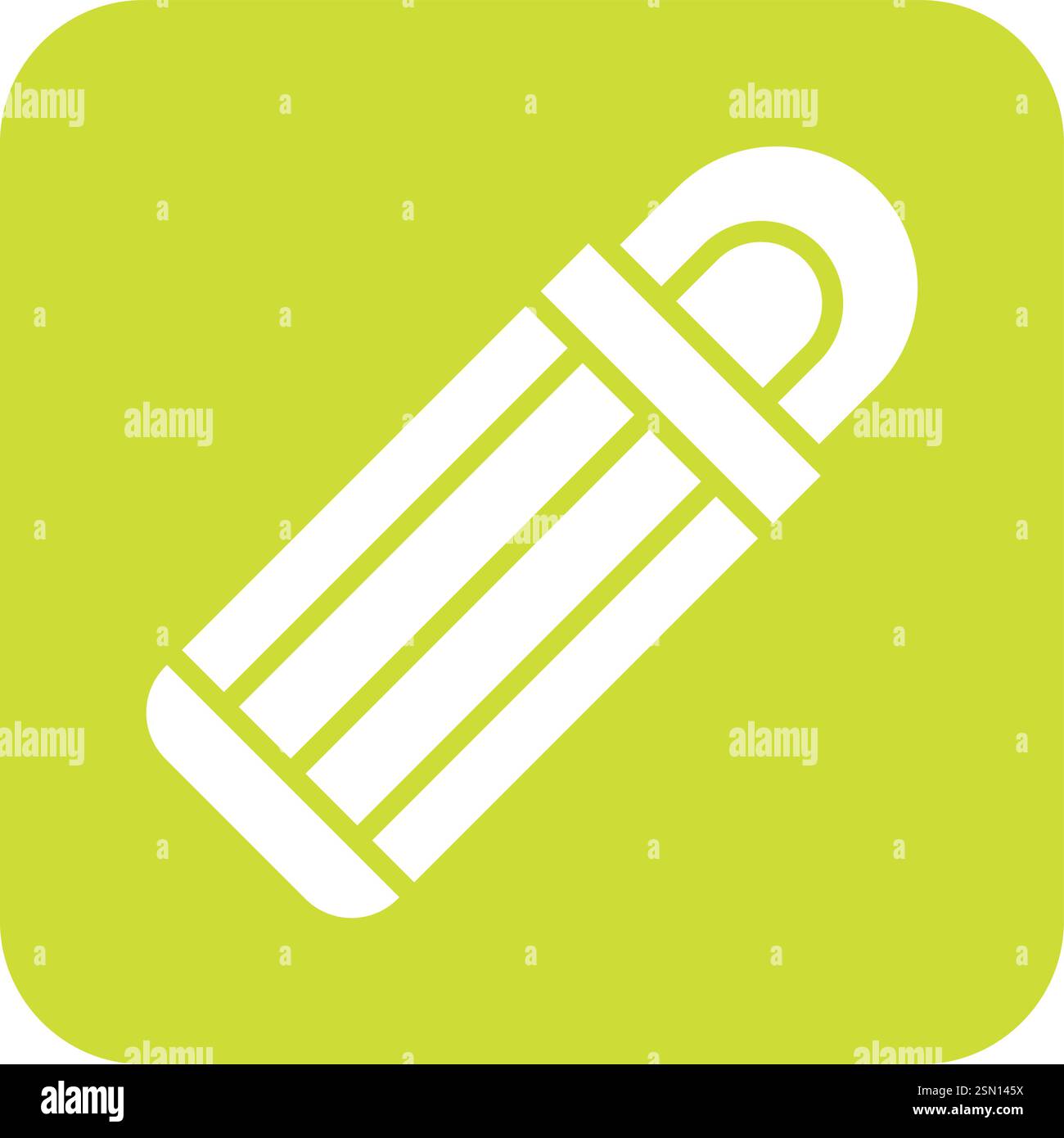 Sleeping Bag Vector Icon Design Illustration Stock Vector