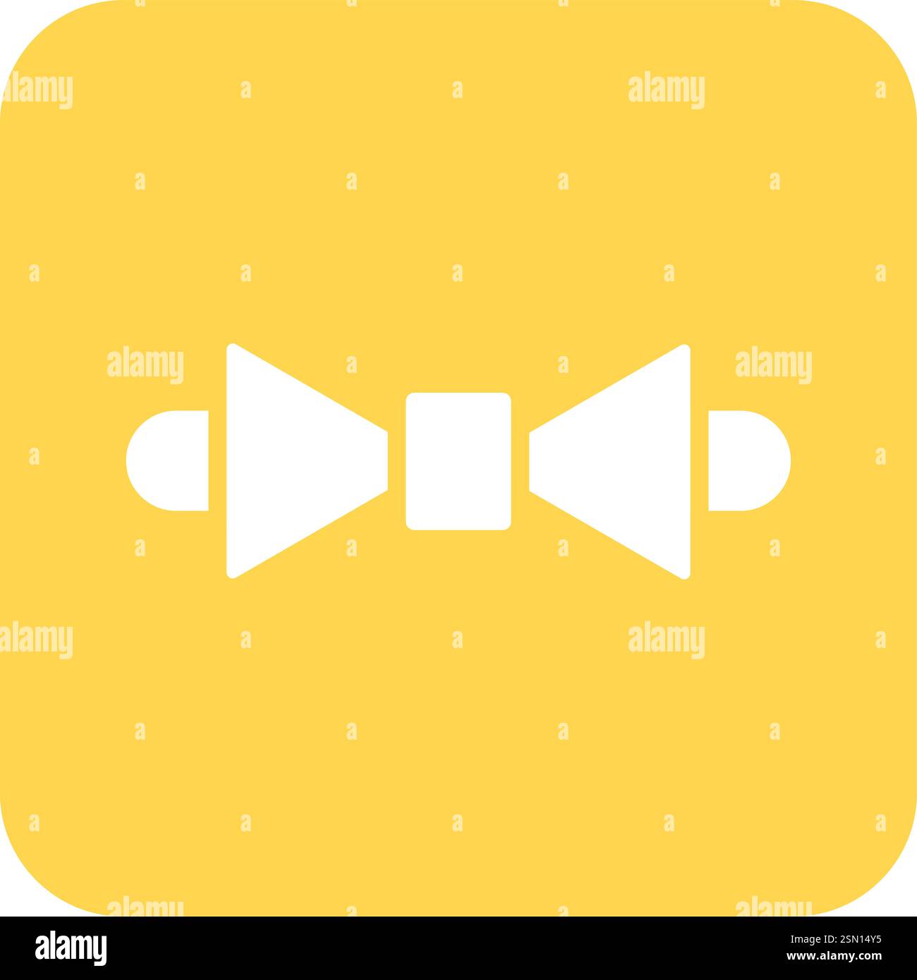 Bow tie Vector Icon Design Illustration Stock Vector