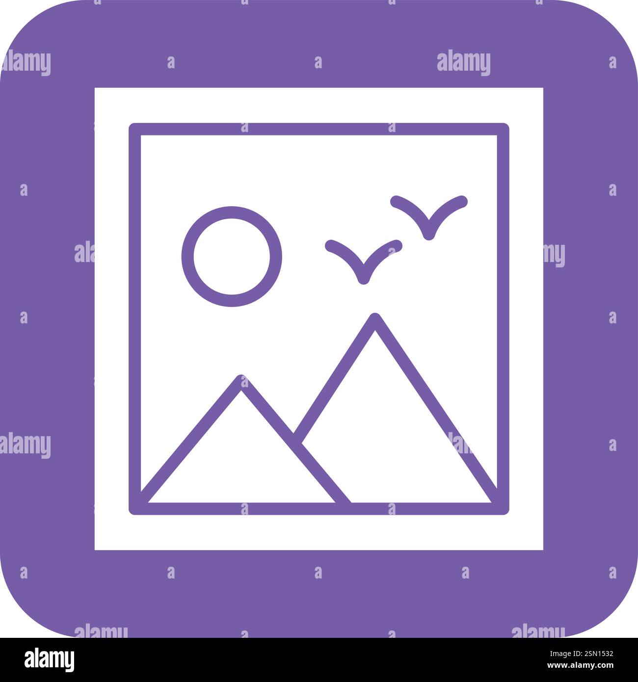 Photo Vector Icon Design Illustration Stock Vector