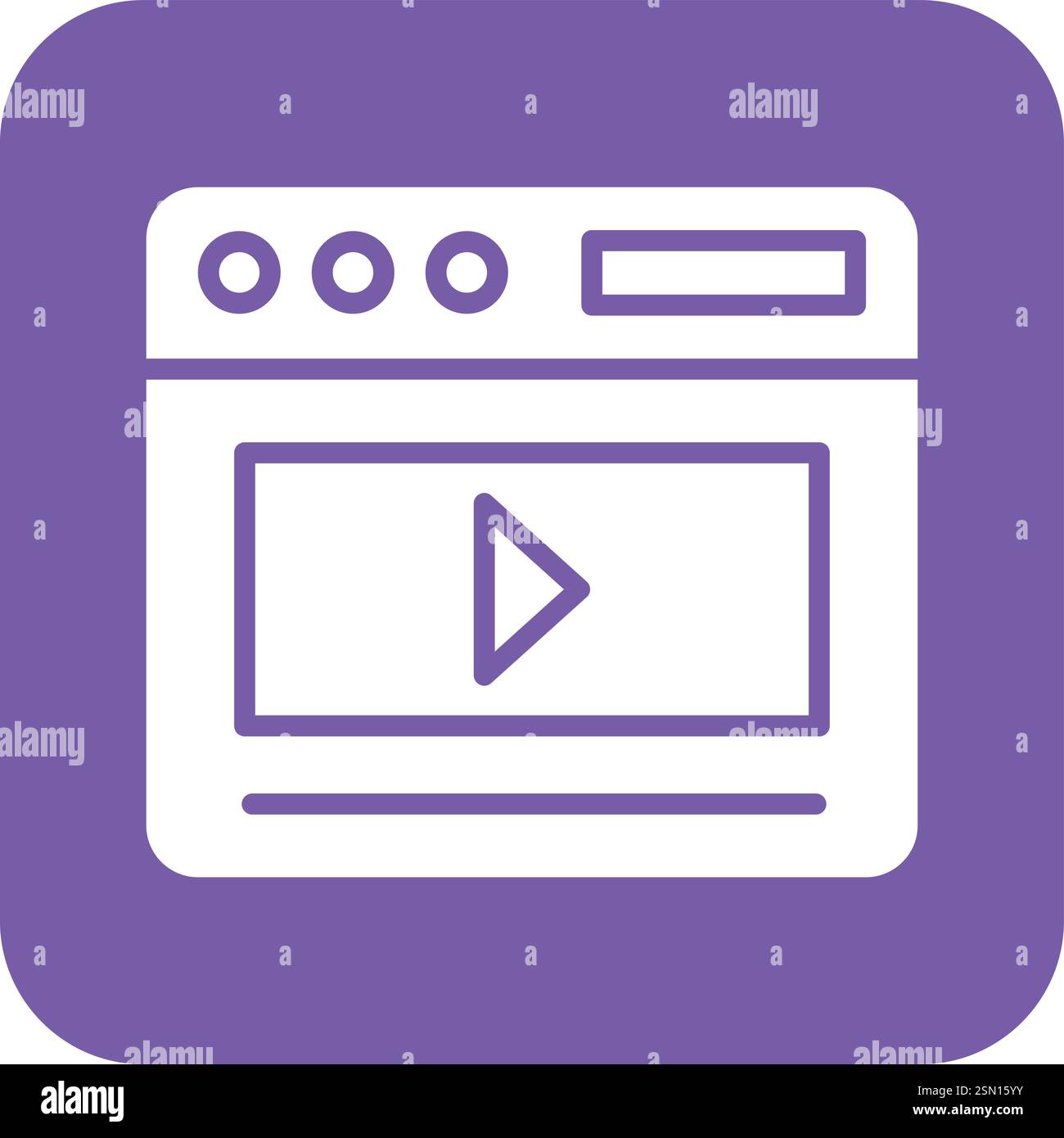 Video Marketing Vector Icon Design Illustration Stock Vector