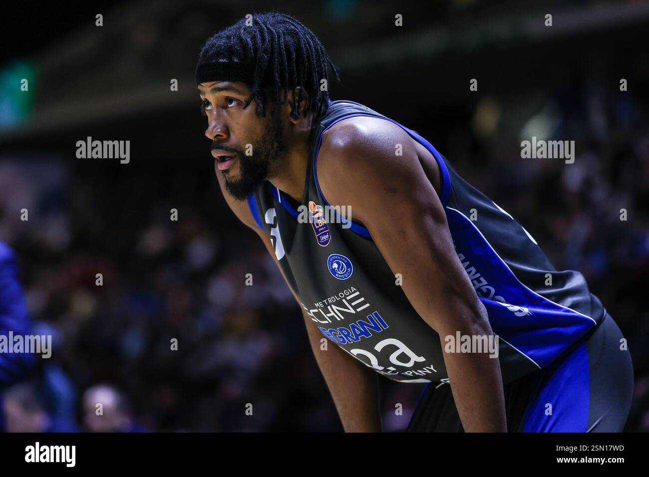 Turin, Italy. 12th Feb, 2025. Demetre Rivers #23 of Germani Brescia ...
