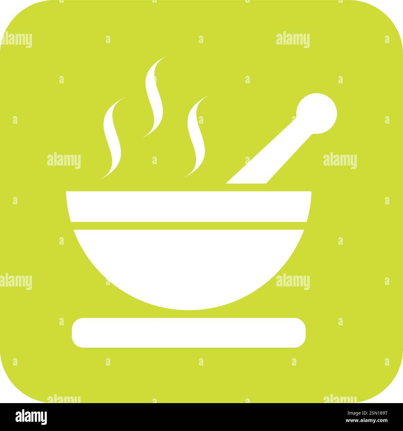Soup Vector Icon Design Illustration Stock Vector