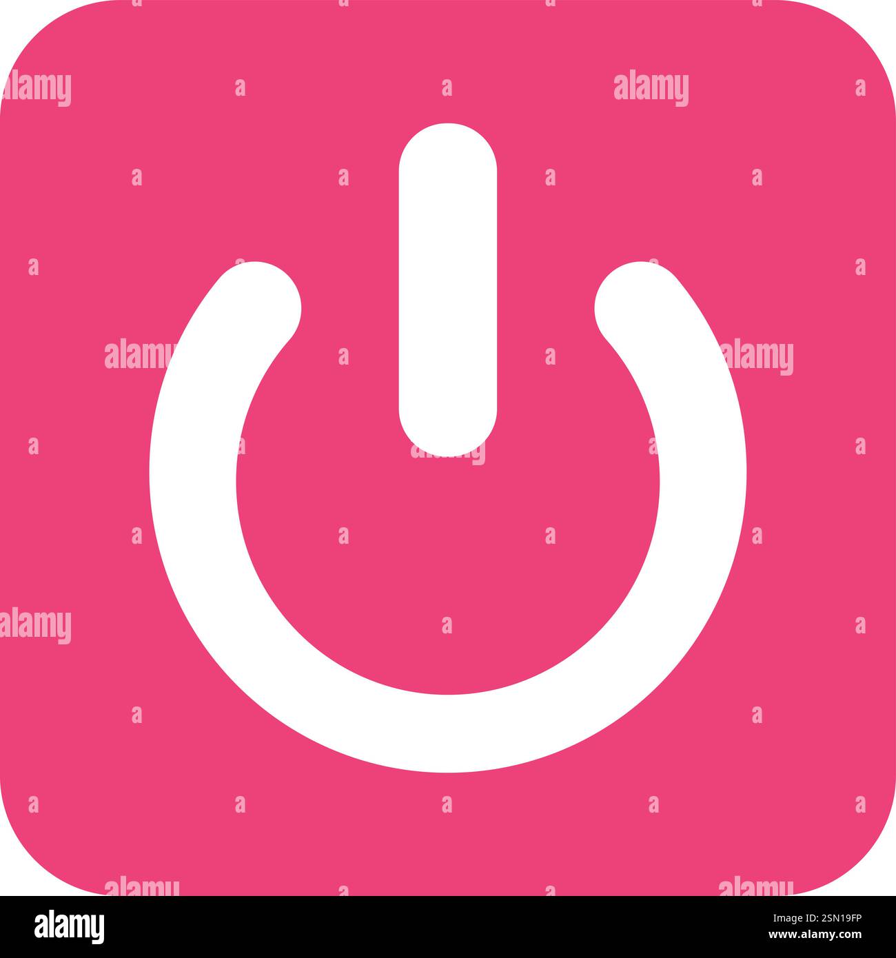 Power Vector Icon Design Illustration Stock Vector