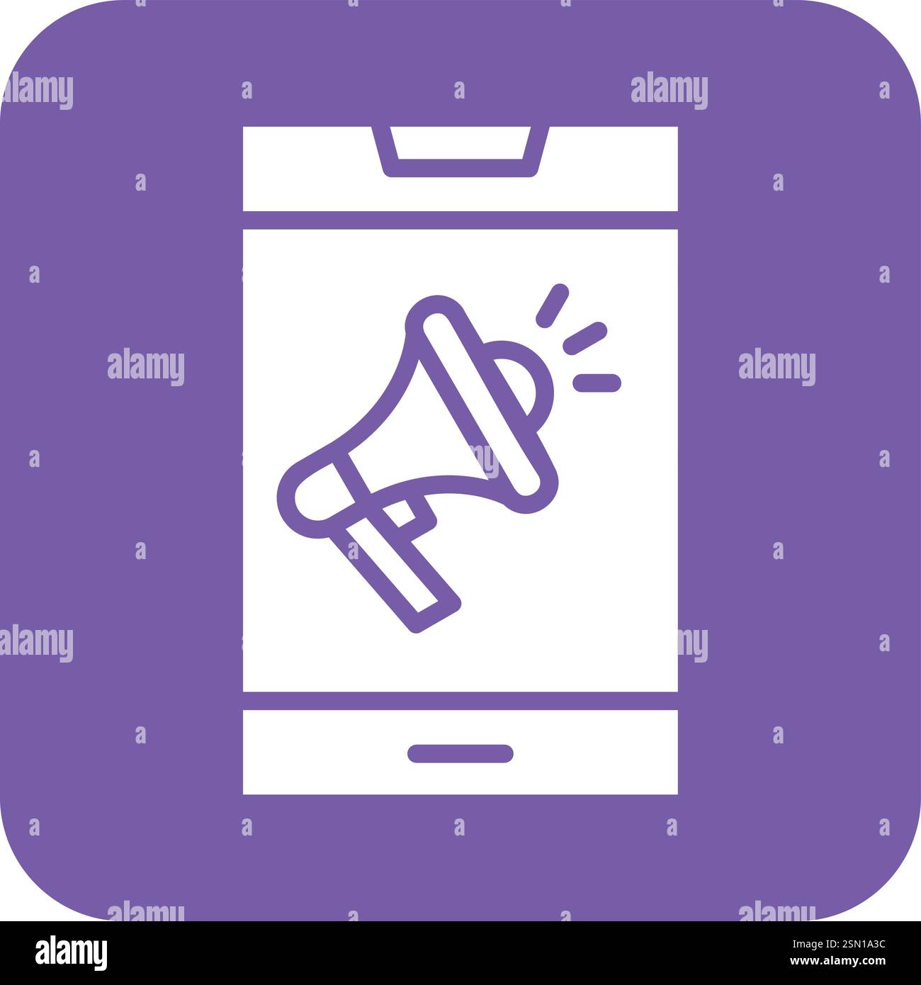 Mobile Marketing Vector Icon Design Illustration Stock Vector