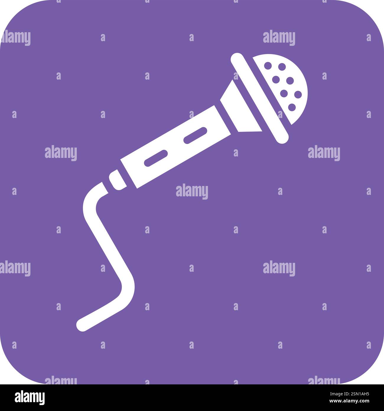 Microphone Vector Icon Design Illustration Stock Vector