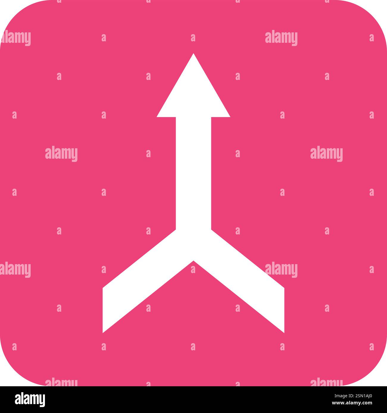 Merge Vector Icon Design Illustration Stock Vector