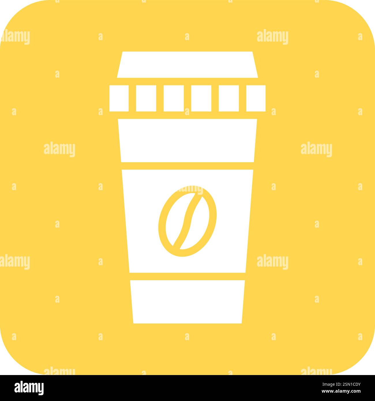 Coffee Cup Vector Icon Design Illustration Stock Vector