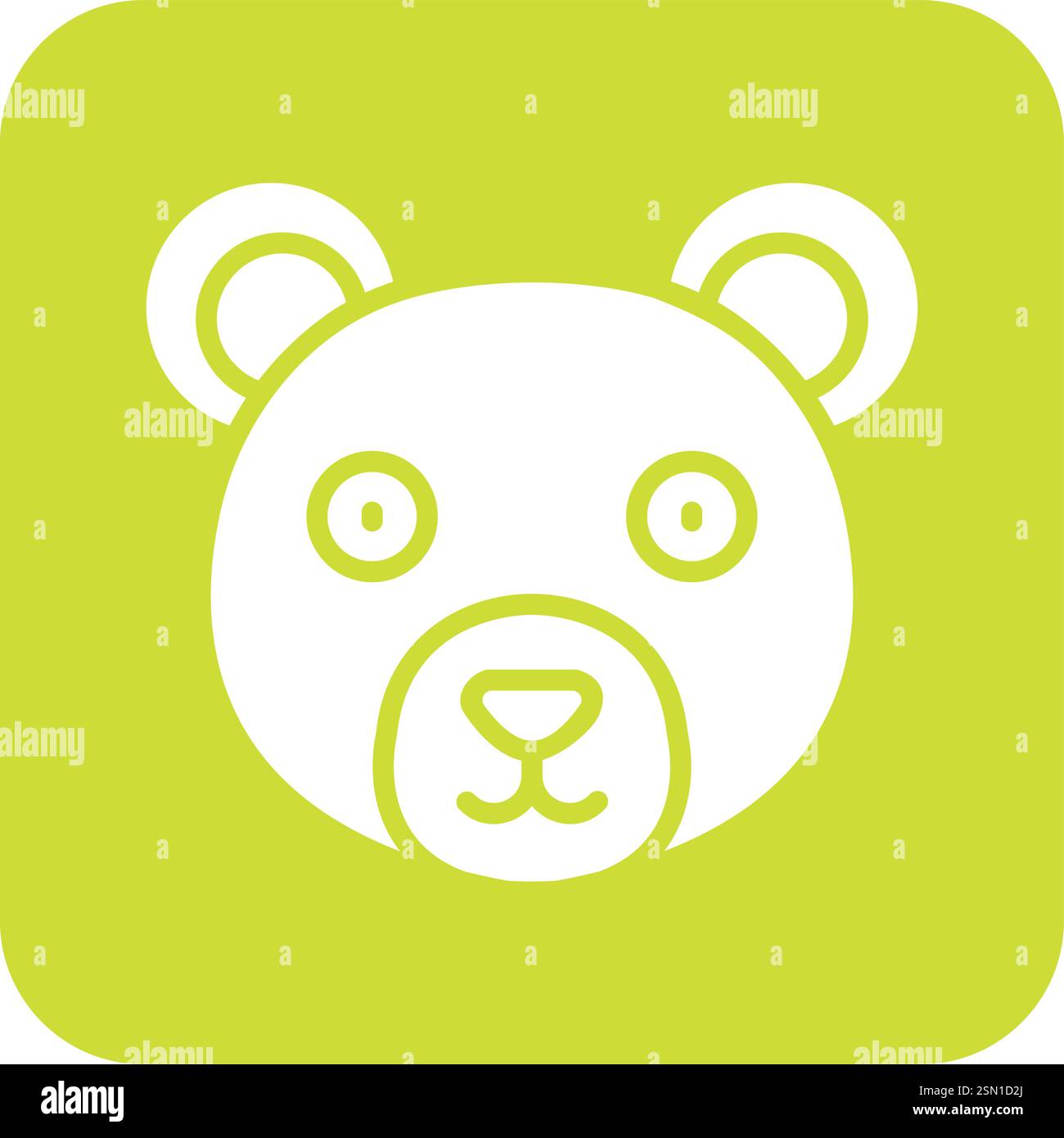 Bear Vector Icon Design Illustration Stock Vector