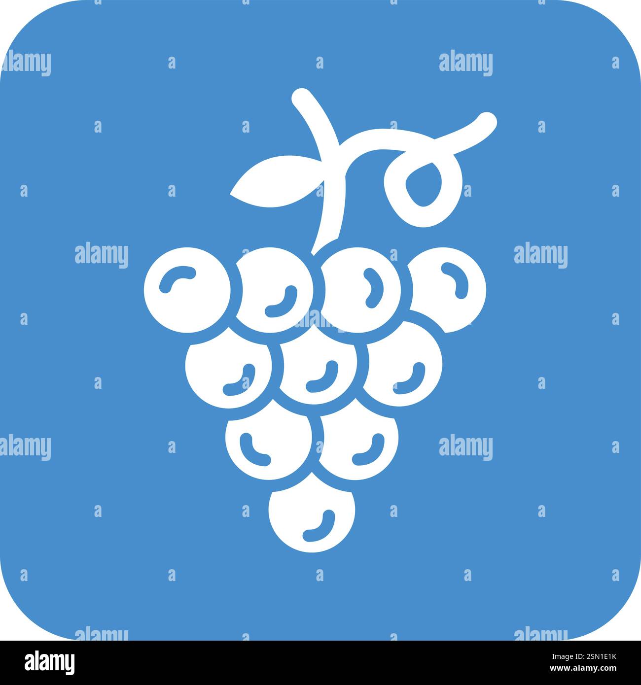 Grapes Vector Icon Design Illustration Stock Vector