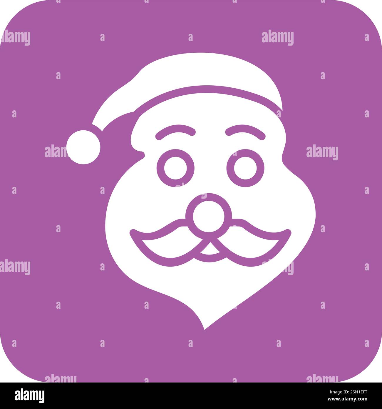 Santa claus Vector Icon Design Illustration Stock Vector