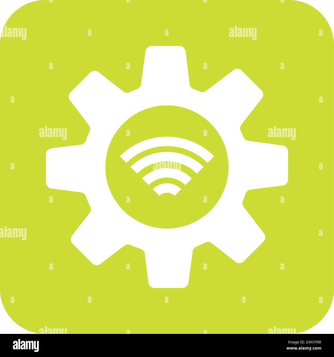 Gear Vector Icon Design Illustration Stock Vector