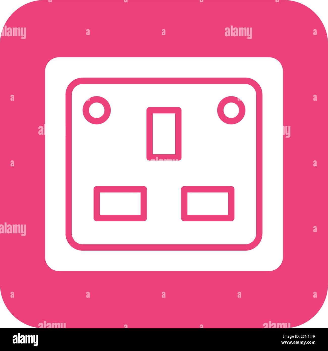 Socket Vector Icon Design Illustration Stock Vector
