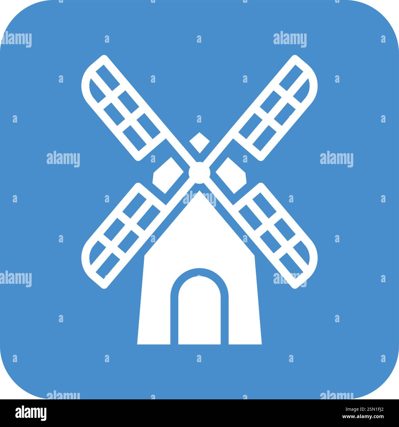 Mill Vector Icon Design Illustration Stock Vector Image & Art - Alamy