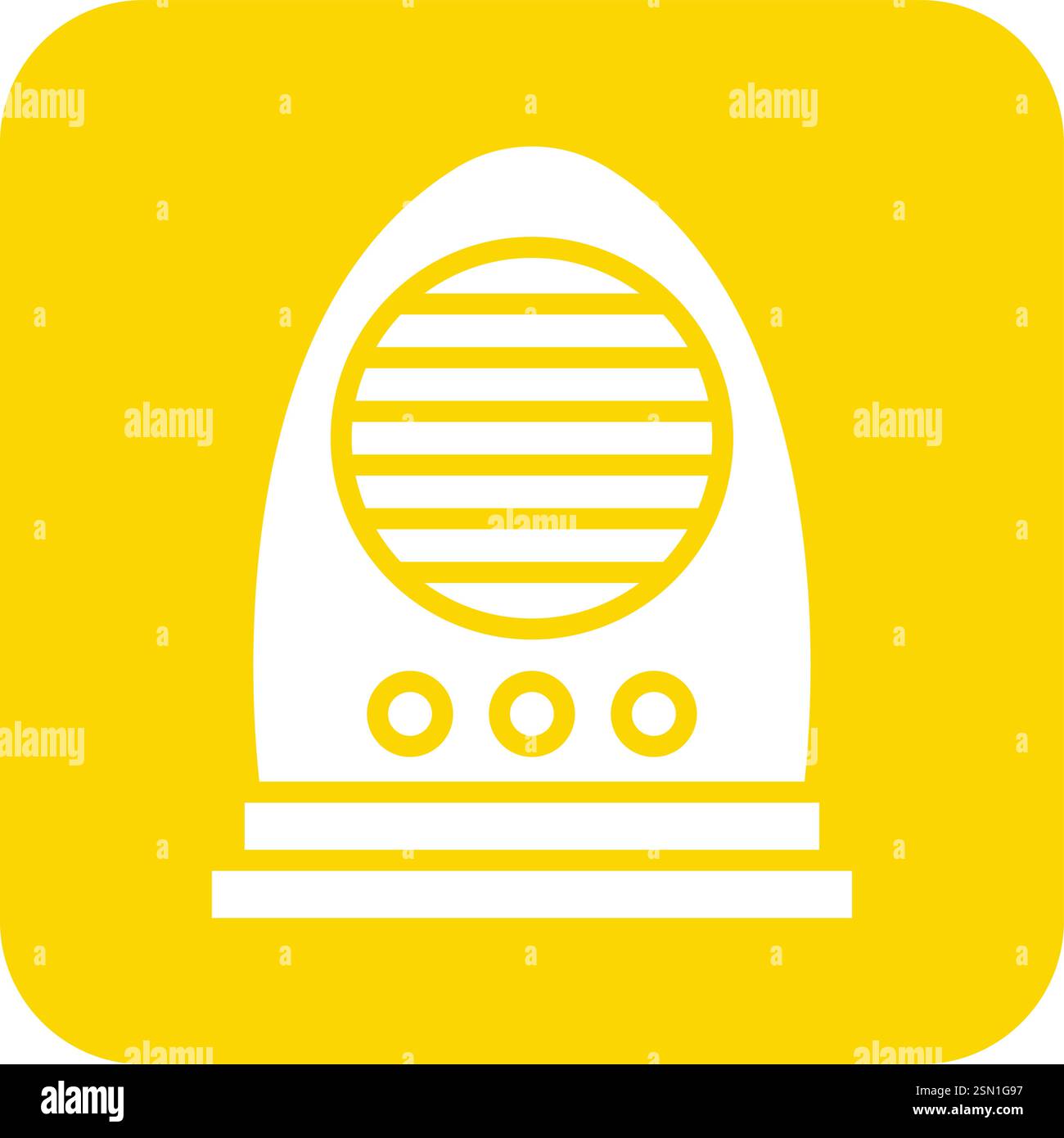 Heater Vector Icon Design Illustration Stock Vector