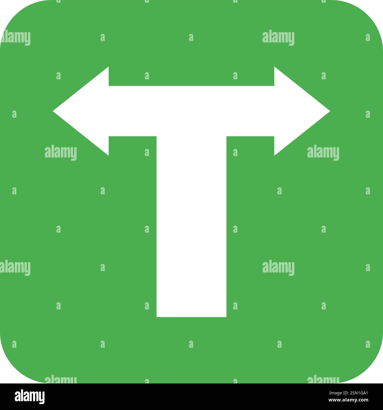 Split Vector Icon Design Illustration Stock Vector