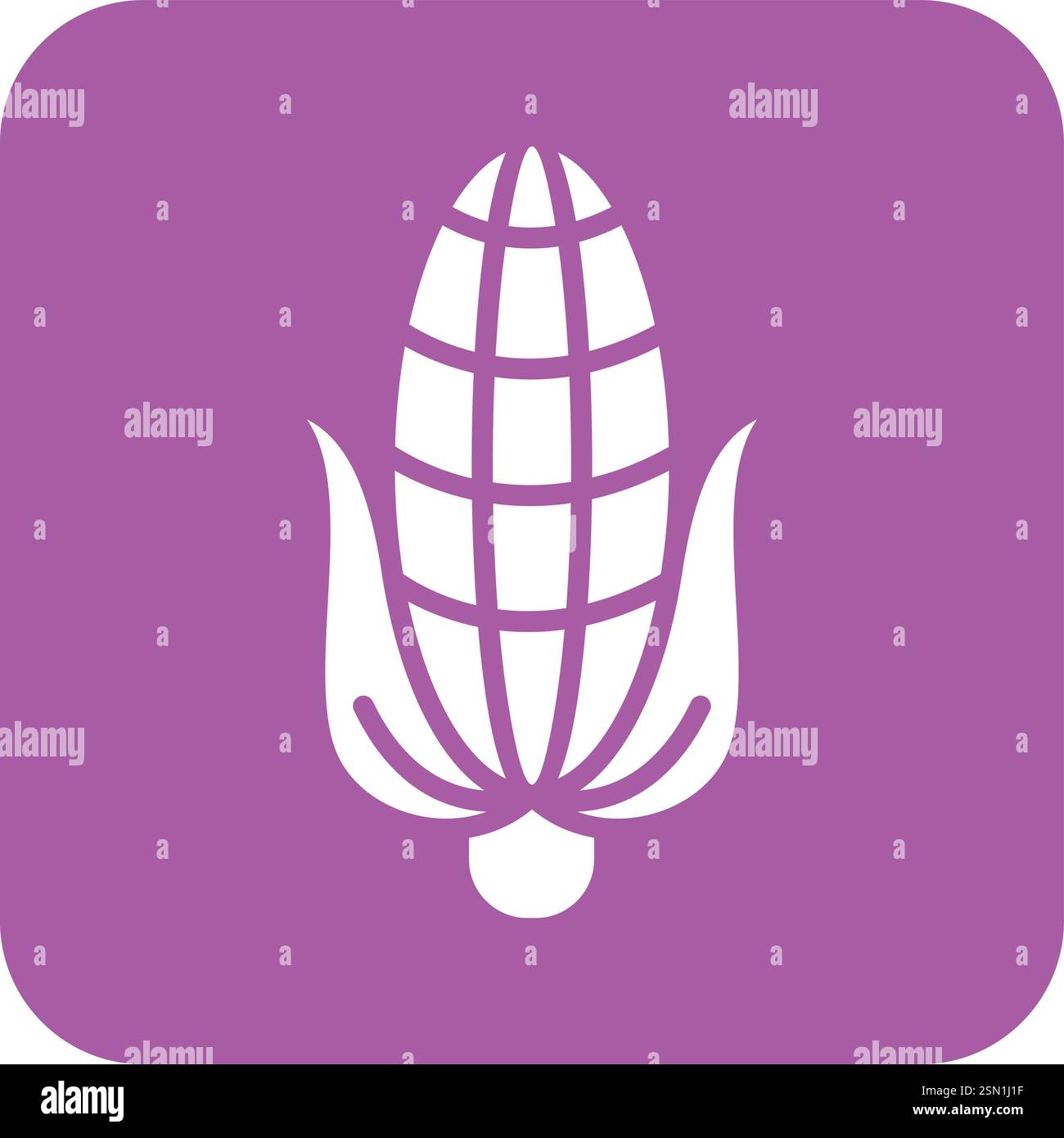 Corn Vector Icon Design Illustration Stock Vector