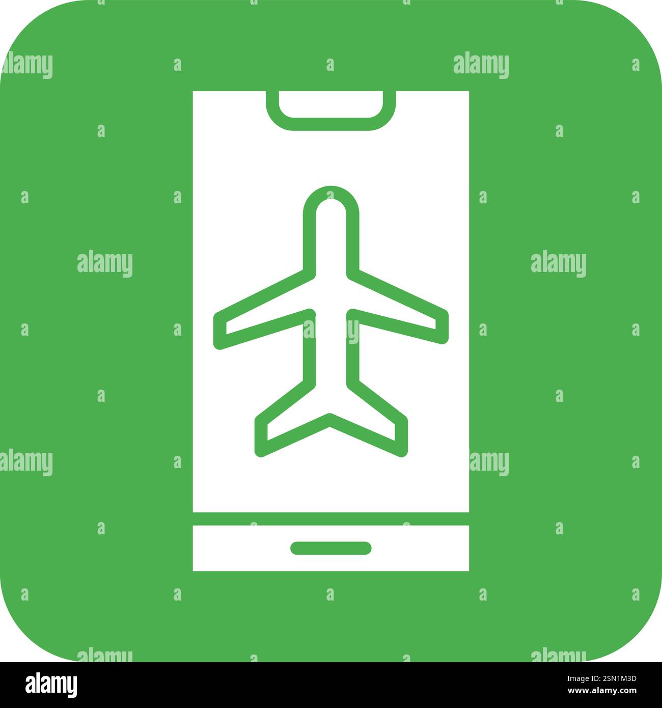 Airplane Mode Vector Icon Design Illustration Stock Vector