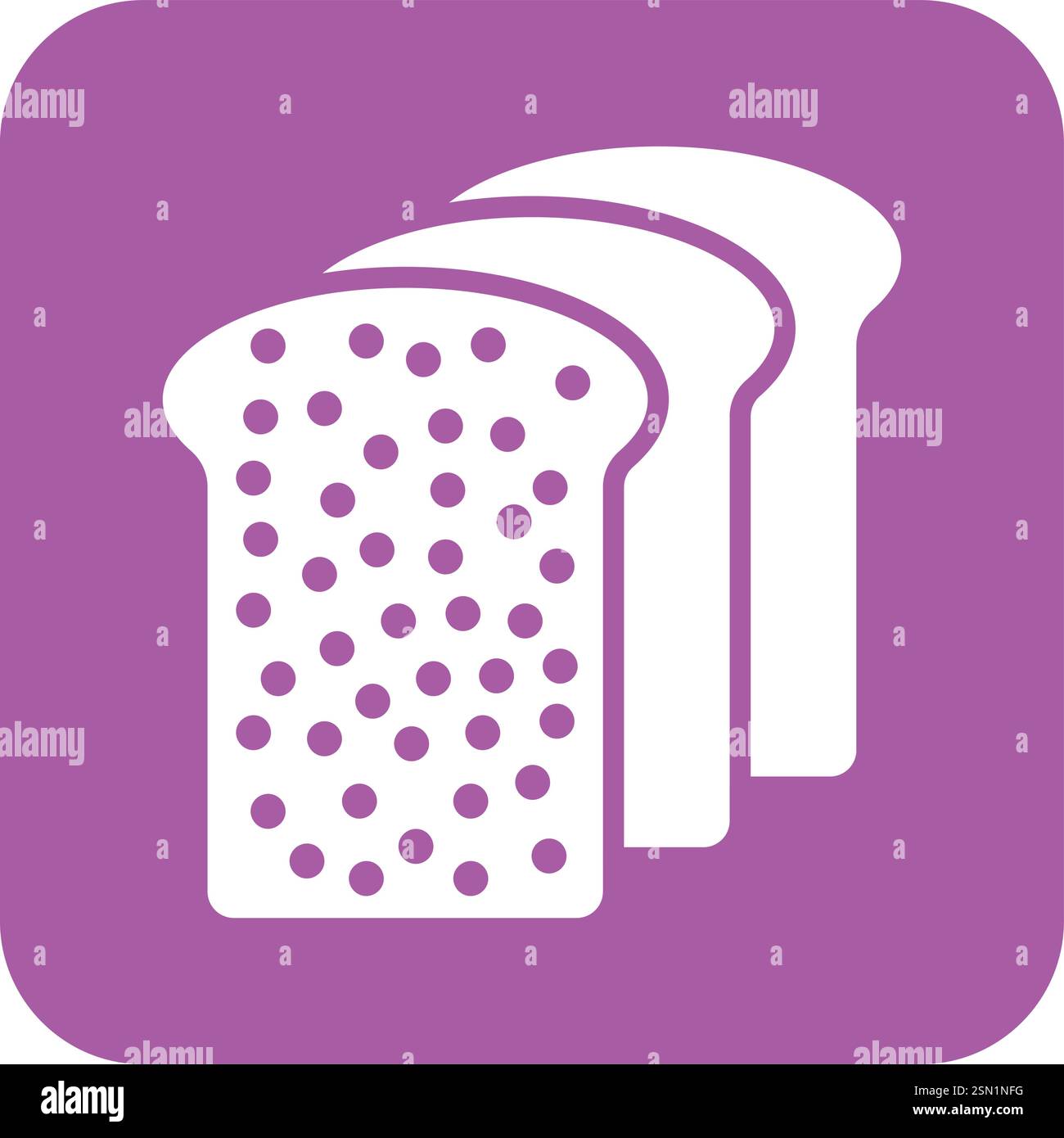 Bread Vector Icon Design Illustration Stock Vector