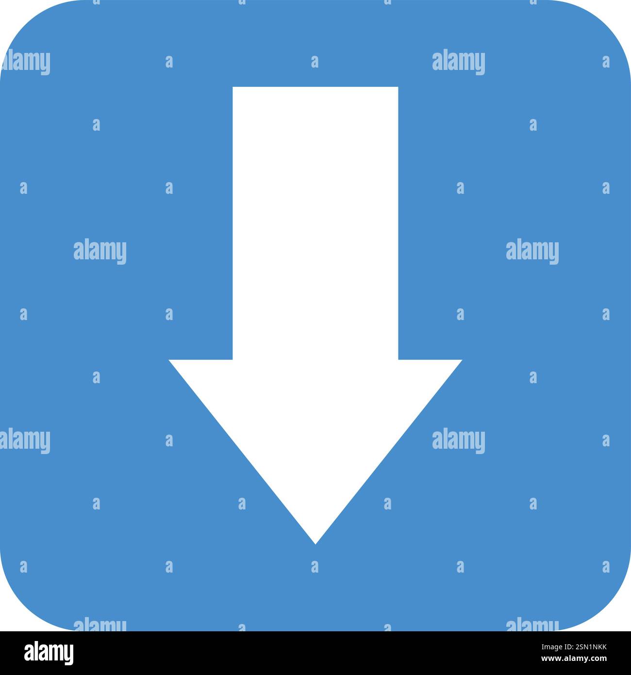 Down arrow Vector Icon Design Illustration Stock Vector