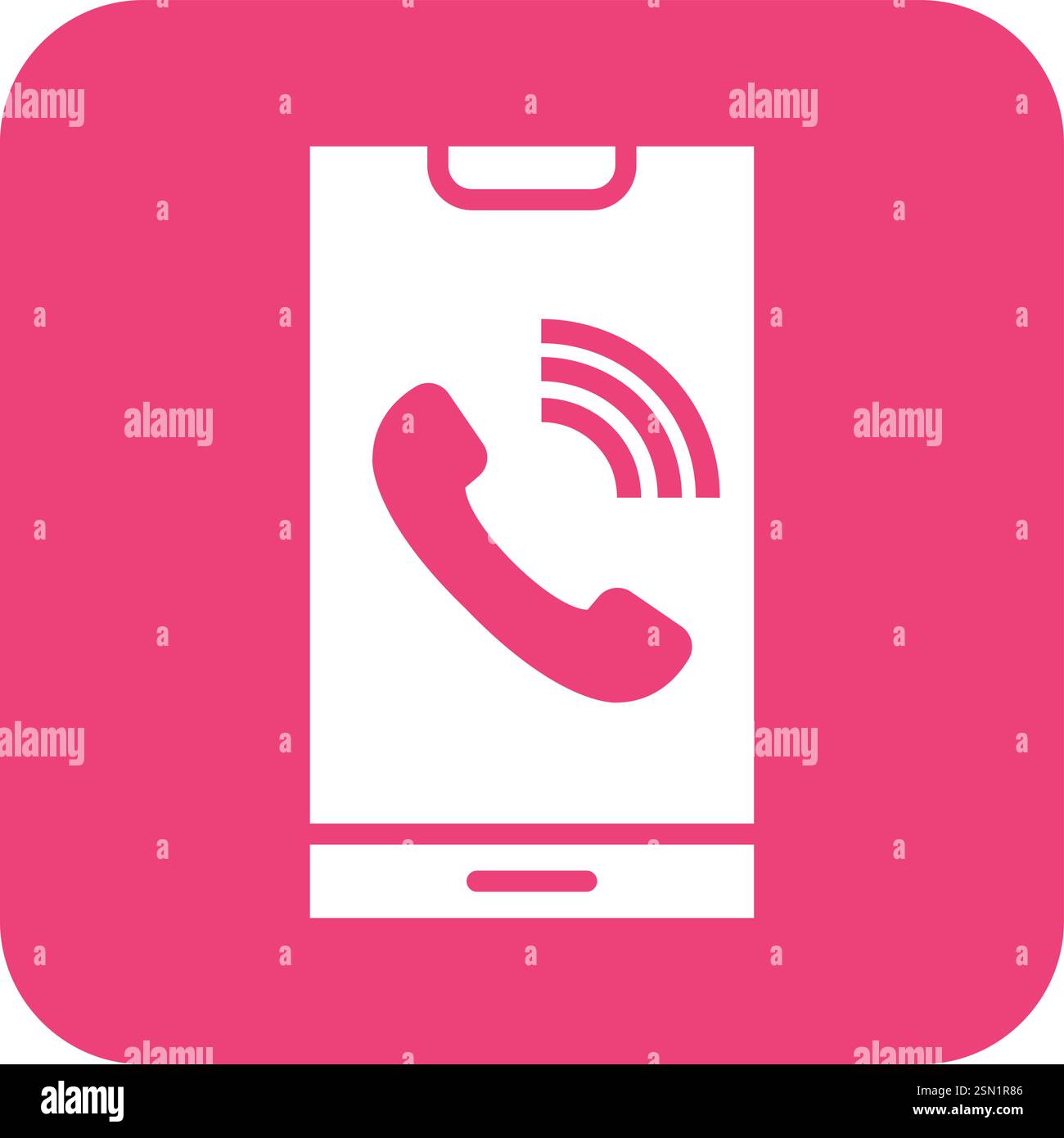 Call Vector Icon Design Illustration Stock Vector