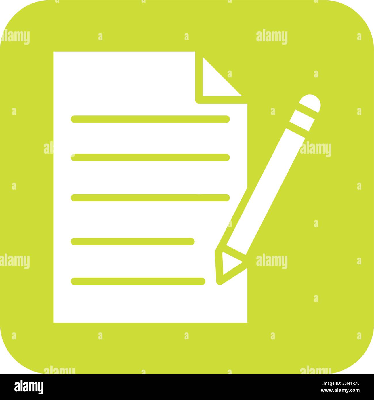 Write Vector Icon Design Illustration Stock Vector