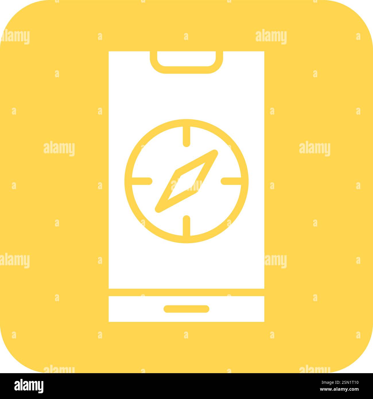 Compass Vector Icon Design Illustration Stock Vector