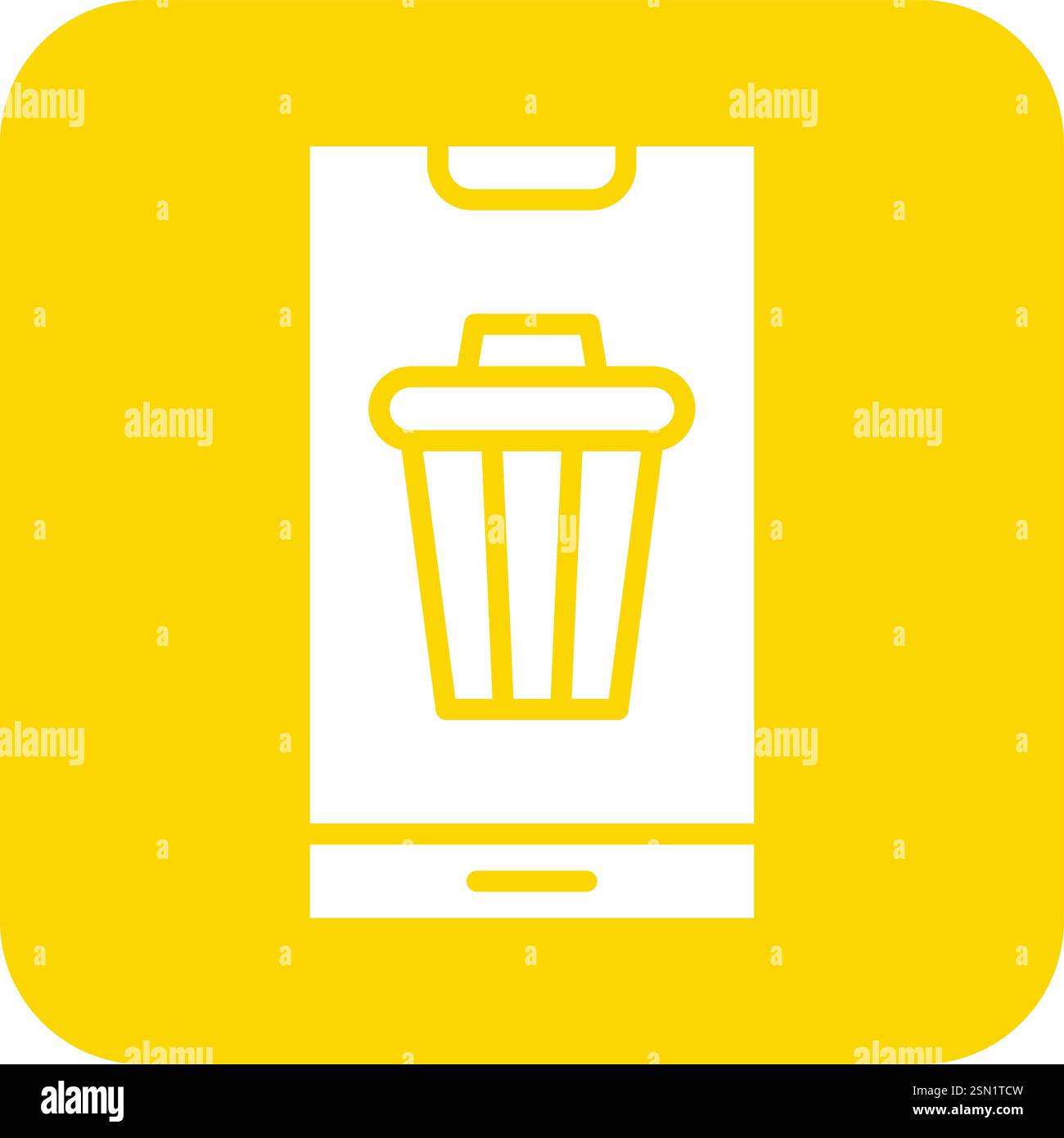 Bin Vector Icon Design Illustration Stock Vector