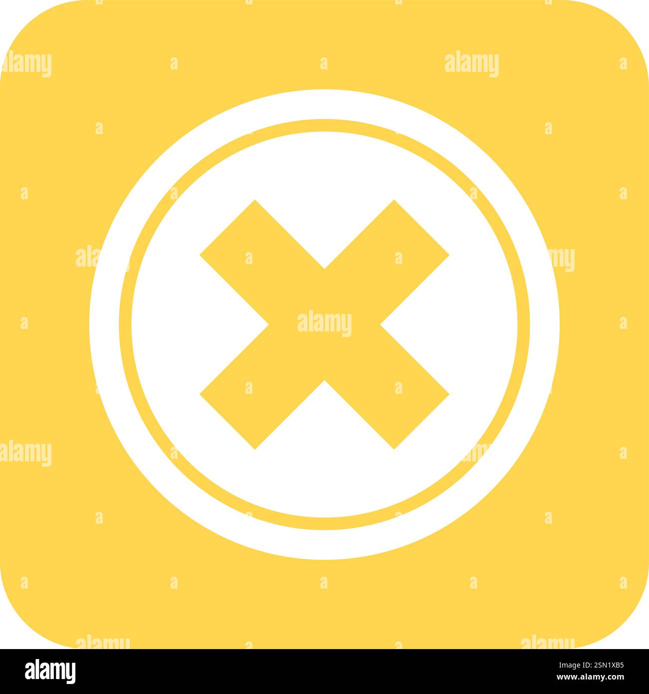 Close Vector Icon Design Illustration Stock Vector