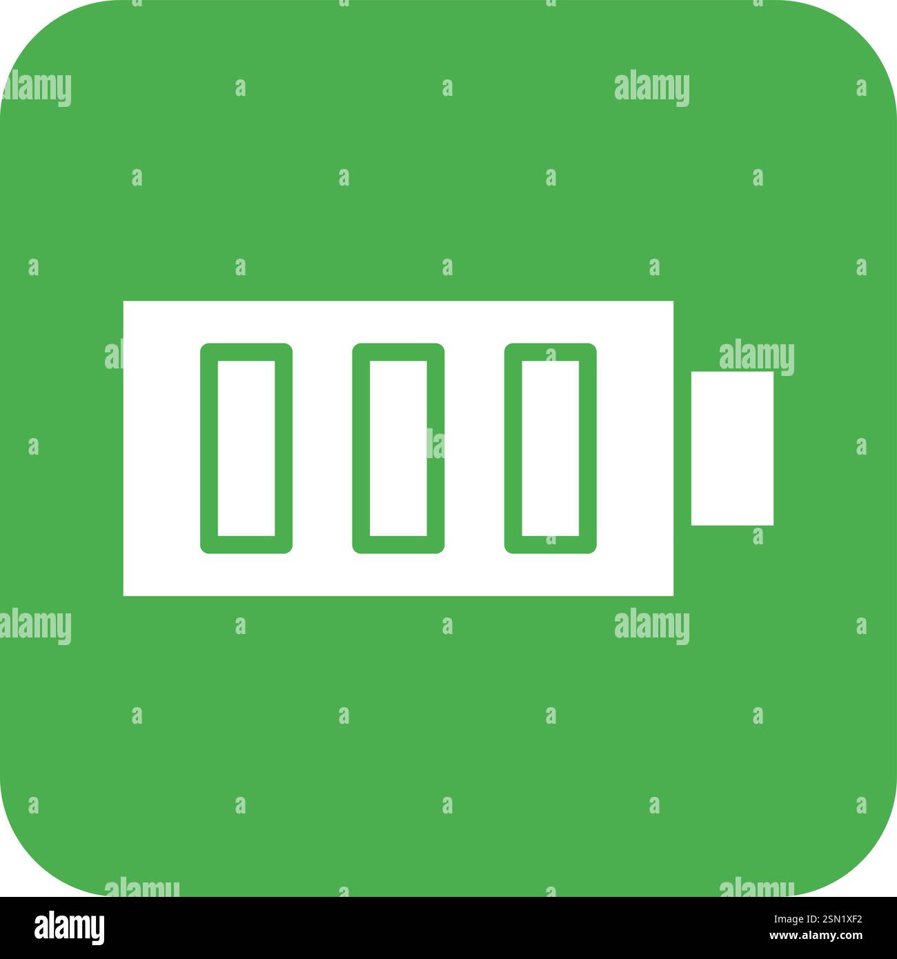 Battery Vector Icon Design Illustration Stock Vector